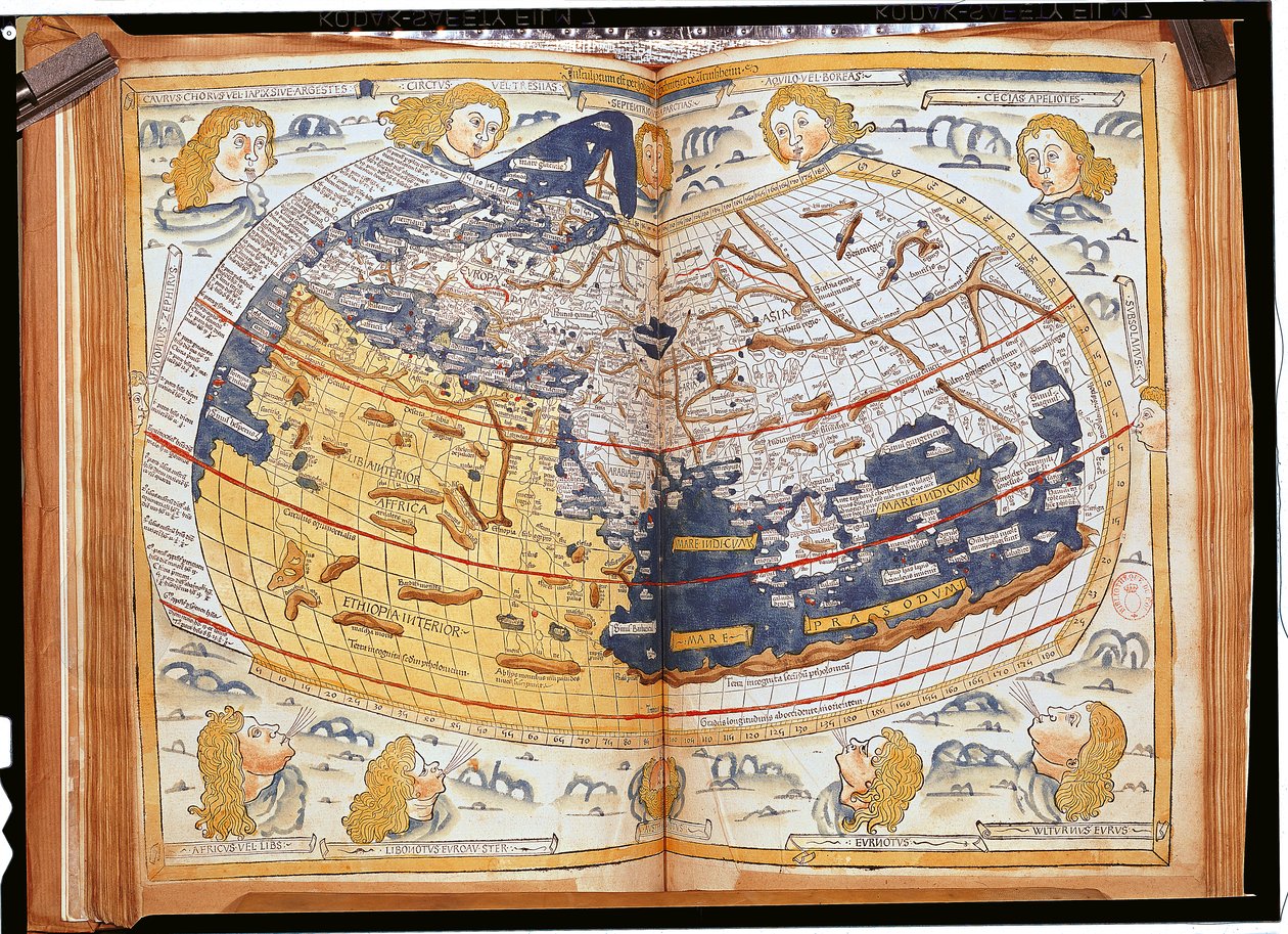 Mapa del mundo, 1486 de Ptolemy