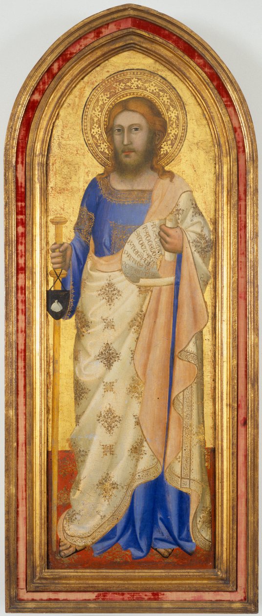 Santiago Mayor, finales de la década de 1340 (temple al huevo sobre madera) de Puccio di Simone