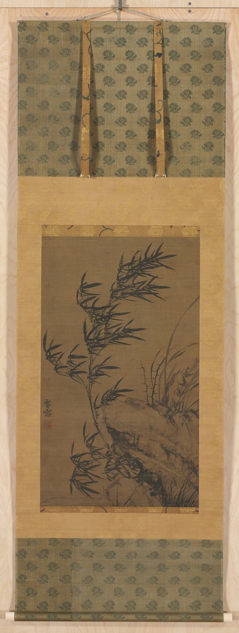 Bambú en el viento, 1300s de Puming