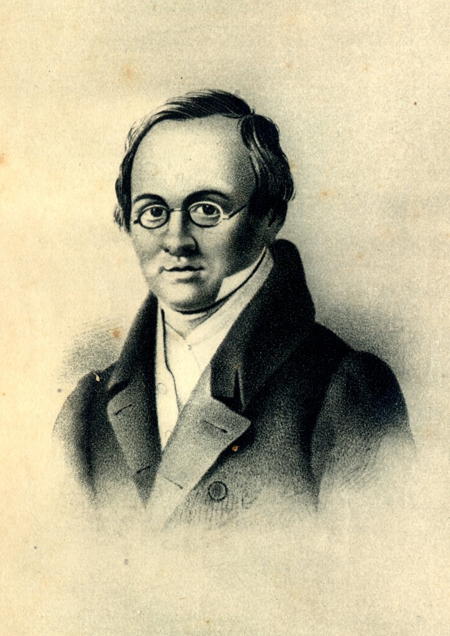 Retrato del poeta Anton A. Delvig 1798-1831 de Pyotr Fyodorovich Borel