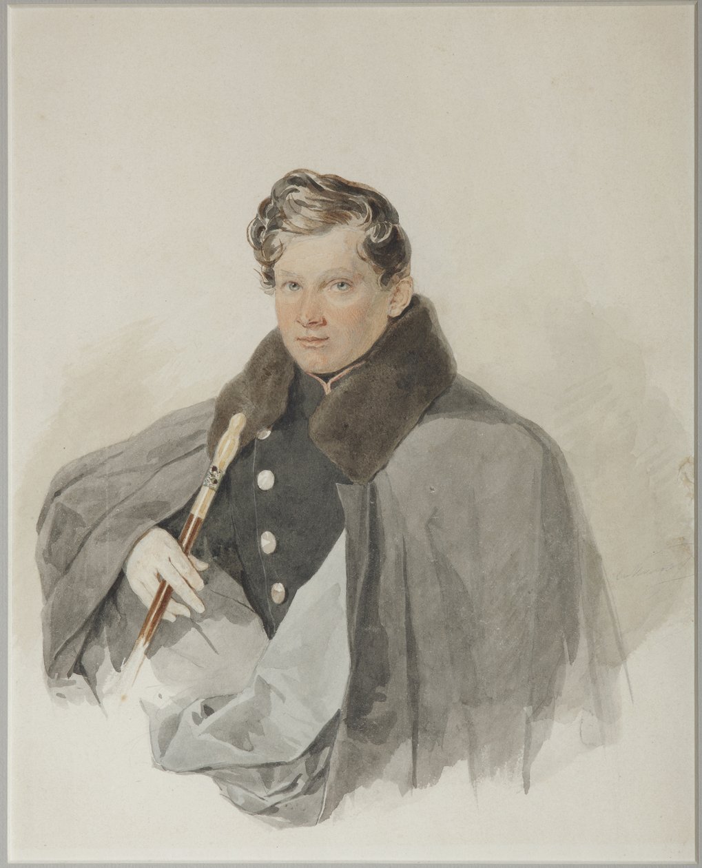 Retrato del Conde Sergey Vasilyevich Trubetskoy 1815-1859 de Pyotr Fyodorovich Sokolov