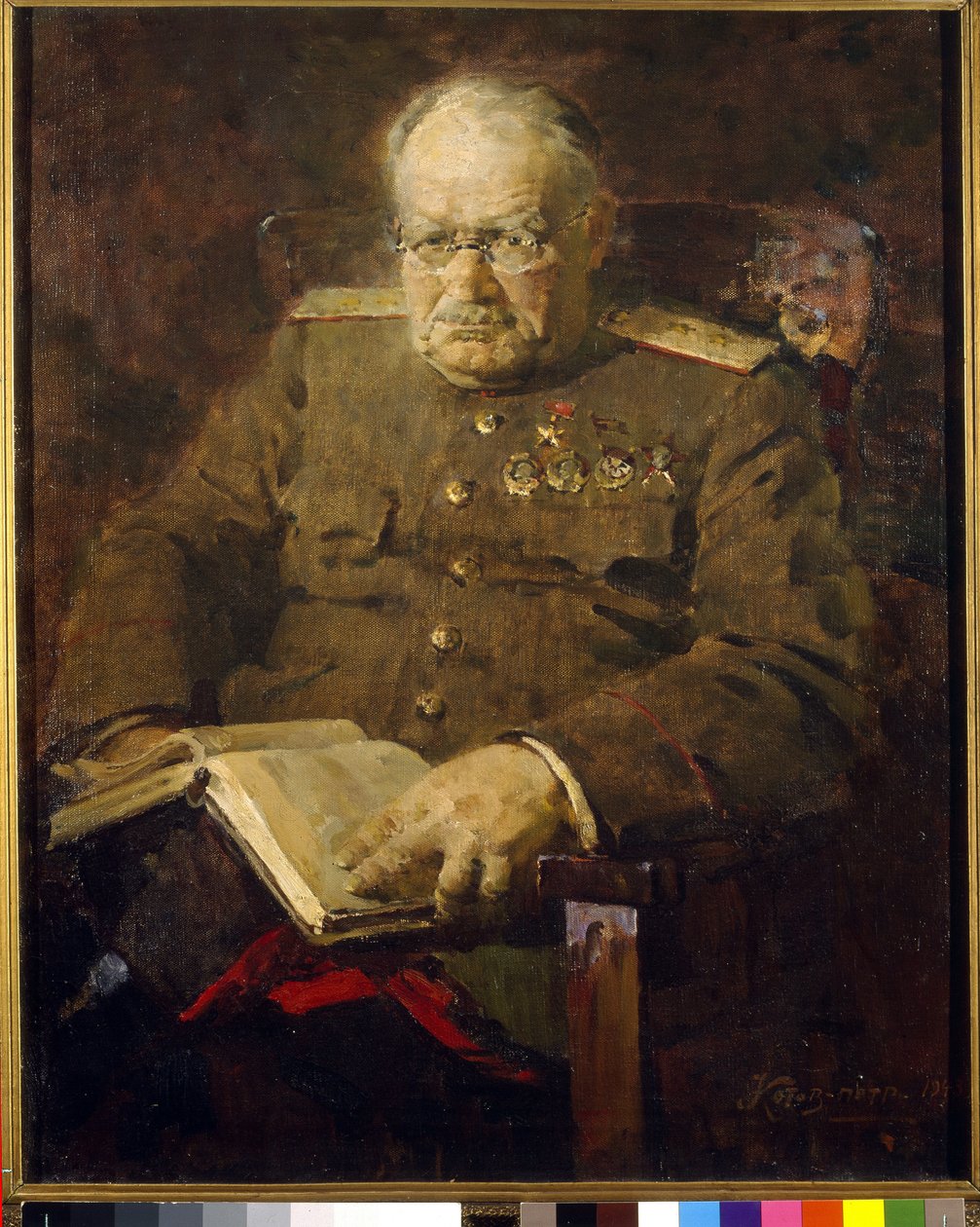 Retrato del neurocirujano y académico Nikolai N. Bourdenko (1876-1946) de Pyotr Ivanovich Kotov