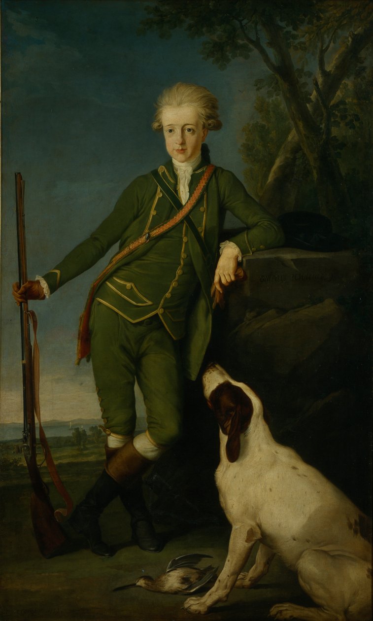 Retrato del Conde Nikita Petrovich Panin 1770-1837 como niño, 1779 de Pyotr Ivanovich Sokolov