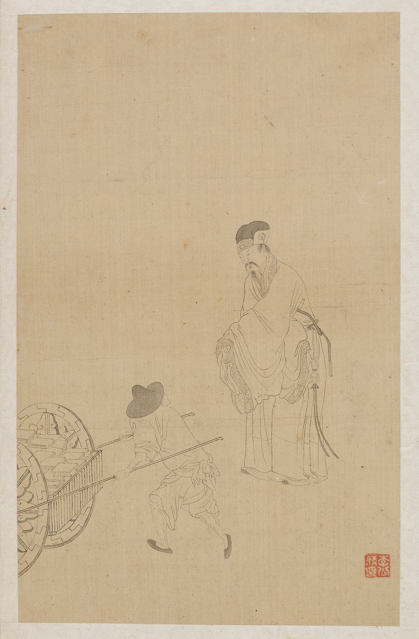Figuras de Qing Dynasty Chinese School