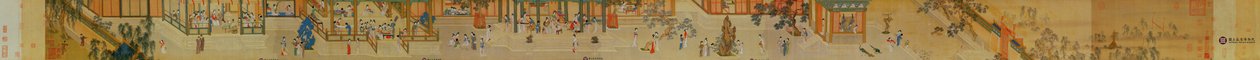 Palacio Han - Amanecer de Primavera de Qiu Ying