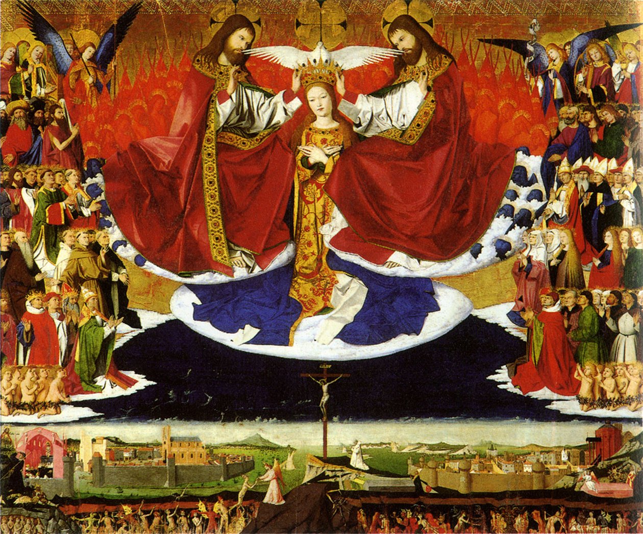 La coronación de la Virgen, 1454 de Quarton