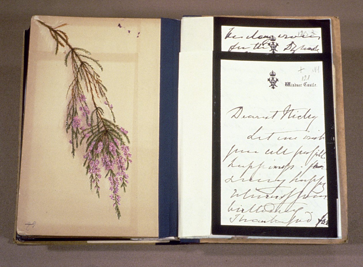 Carta de la Reina Victoria (1819-1901) al Zarevich Nikolai Alexandrovich (1868-1918) 22 de abril de 1894 de Queen Victoria
