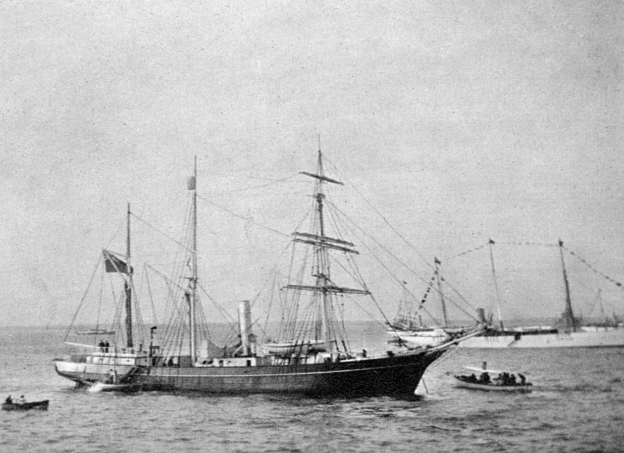 El barco de Ernest Shackleton HMS Nimrod, 1907 1908 de Queen Alexandra