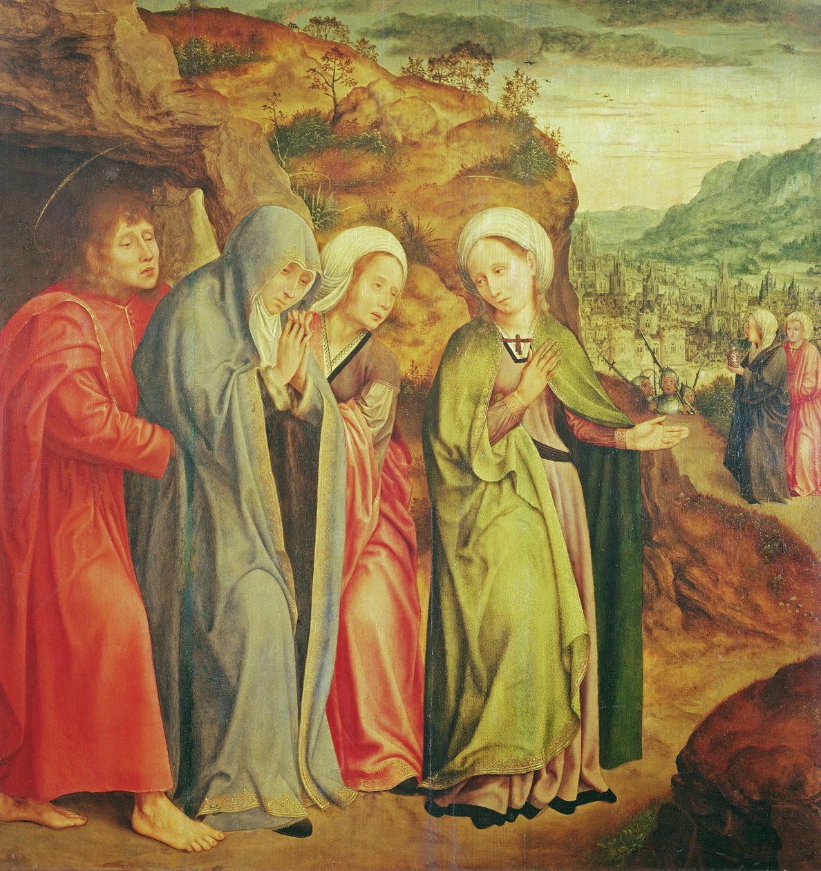 Lamentación después de la muerte de Cristo de Quentin Massys or Metsys