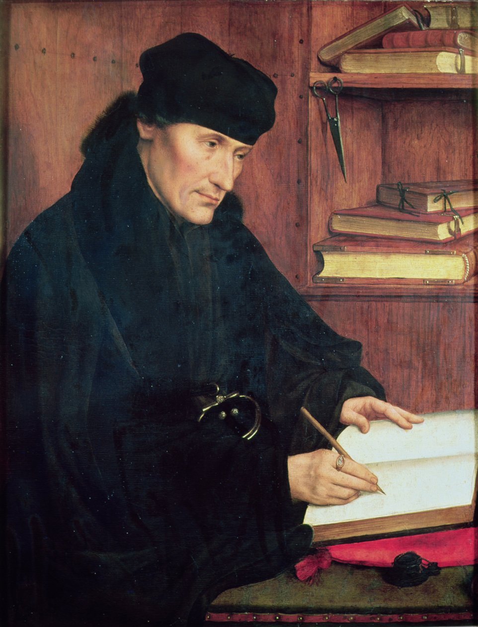 Retrato de Erasmo de Rotterdam de Quentin Massys or Metsys
