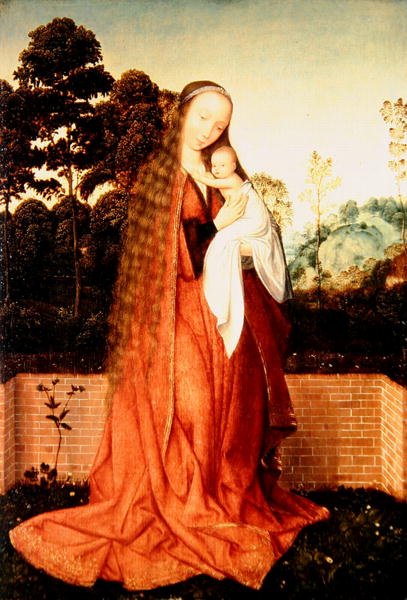 La Virgen y el Niño en un Paisaje de Quentin (workshop of) Massys or Metsys