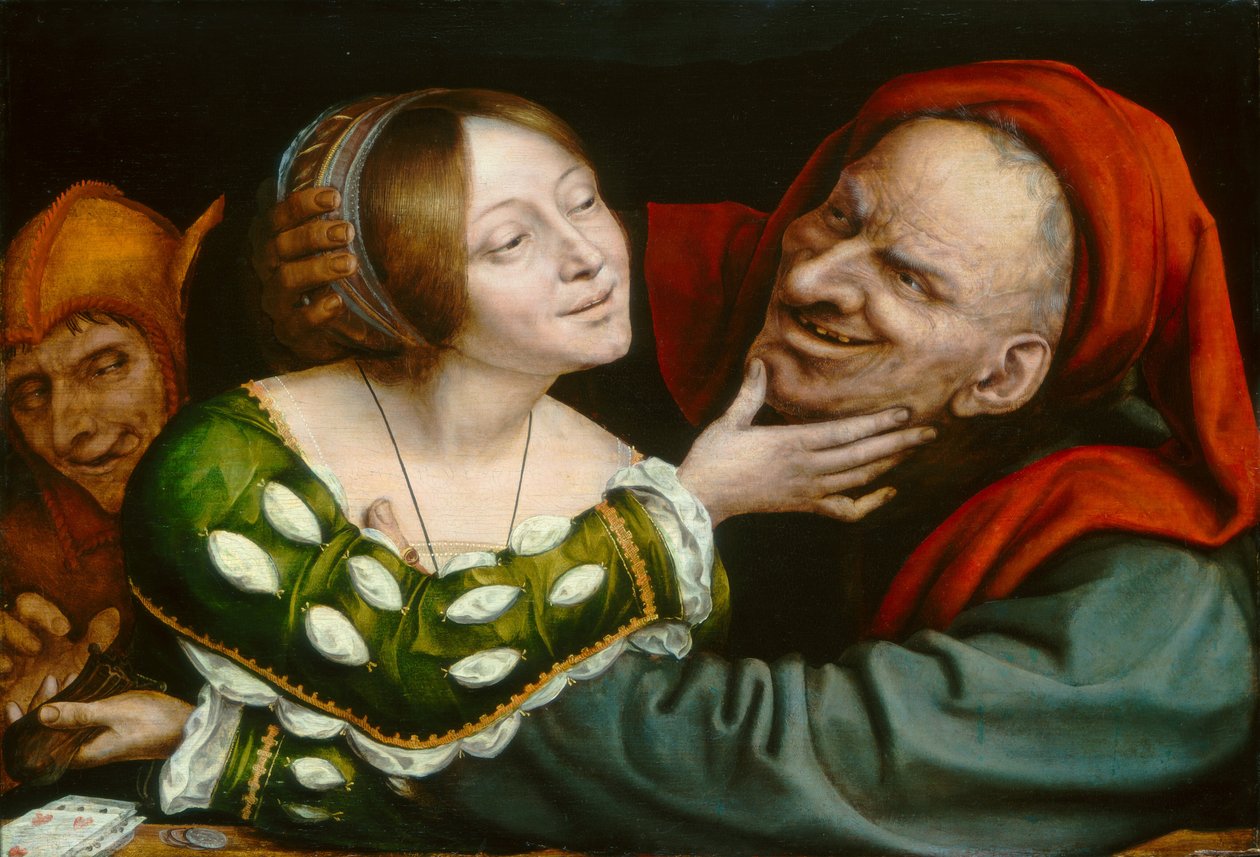 Amantes mal emparejados de Quentin Massys