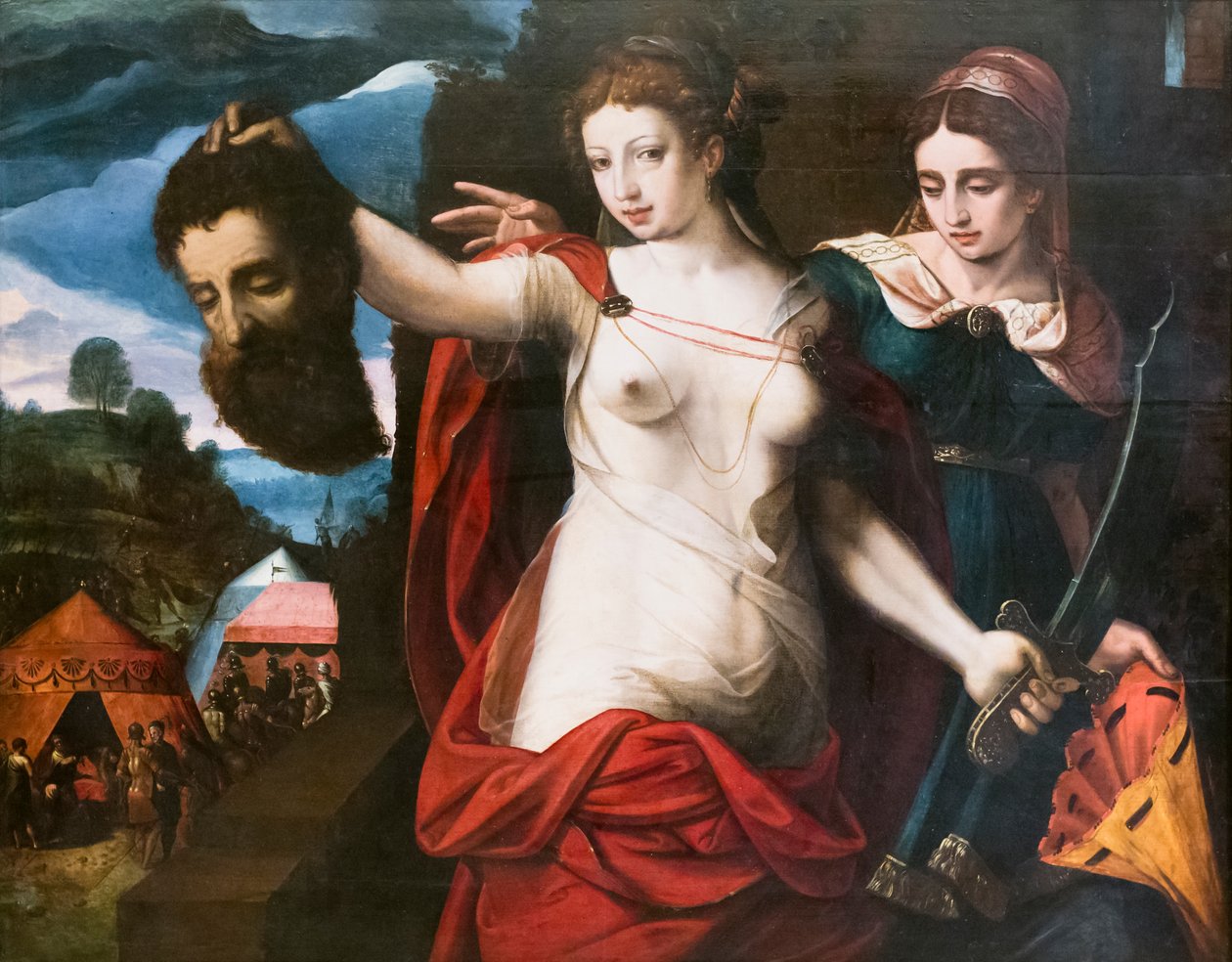 Judith con la cabeza de Holofernes de Quentin Massys or Matsys