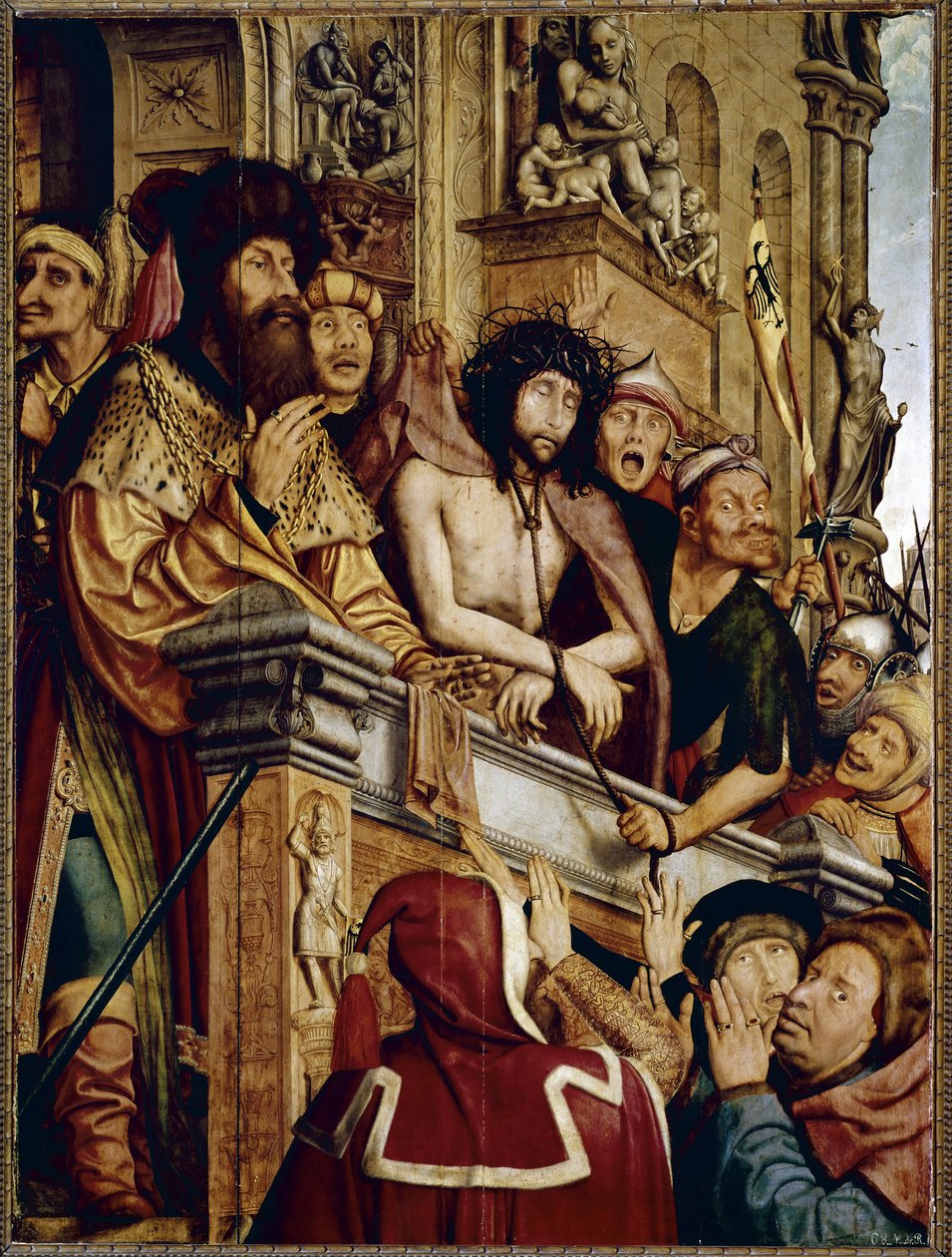 Ecce Homo, Cristo presentado al pueblo de Quentin Massys or Metsys