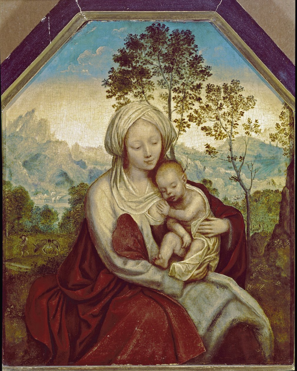 La Virgen y el Niño de Quentin Massys or Metsys