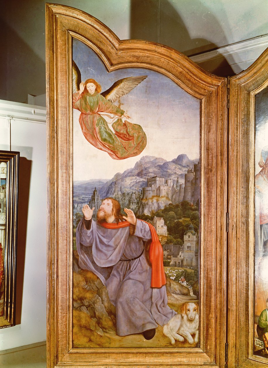 El Santo Parentesco, o el Retablo de Santa Ana, (detalle) de Quentin Massys or Metsys