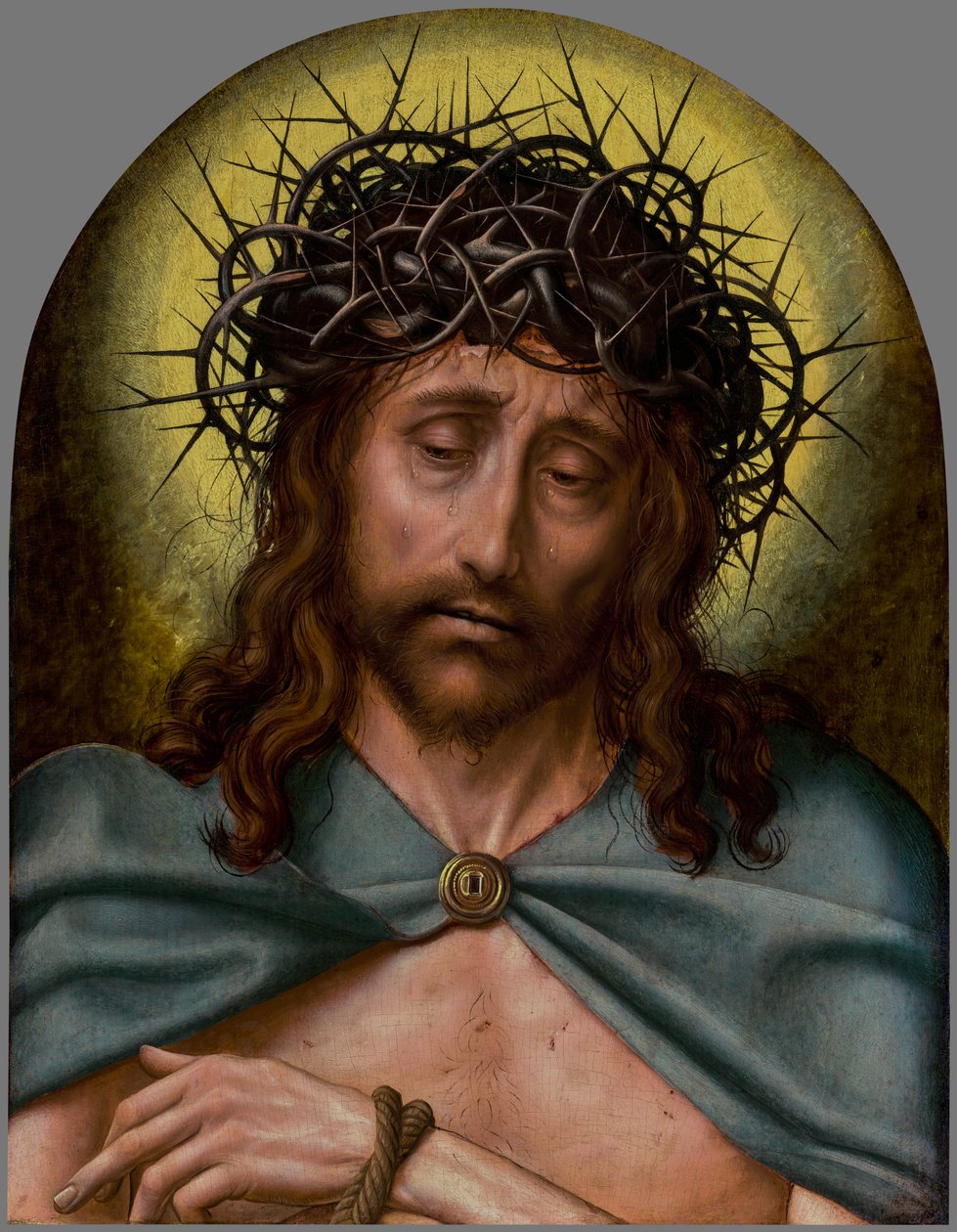 Cristo, varón de dolores de Quentin Metsys