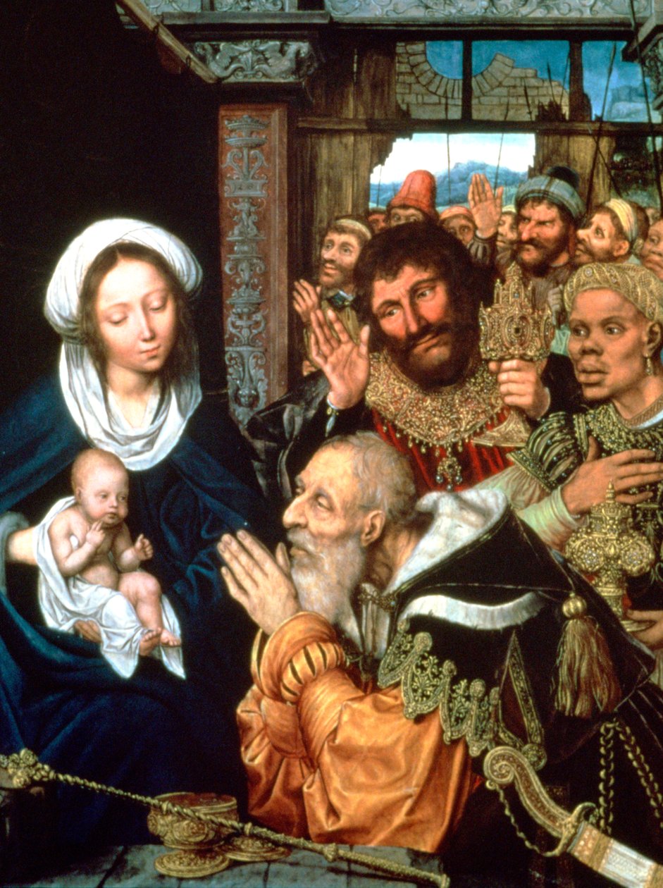 La adoración de los magos, 1526 de Quentin Metsys I