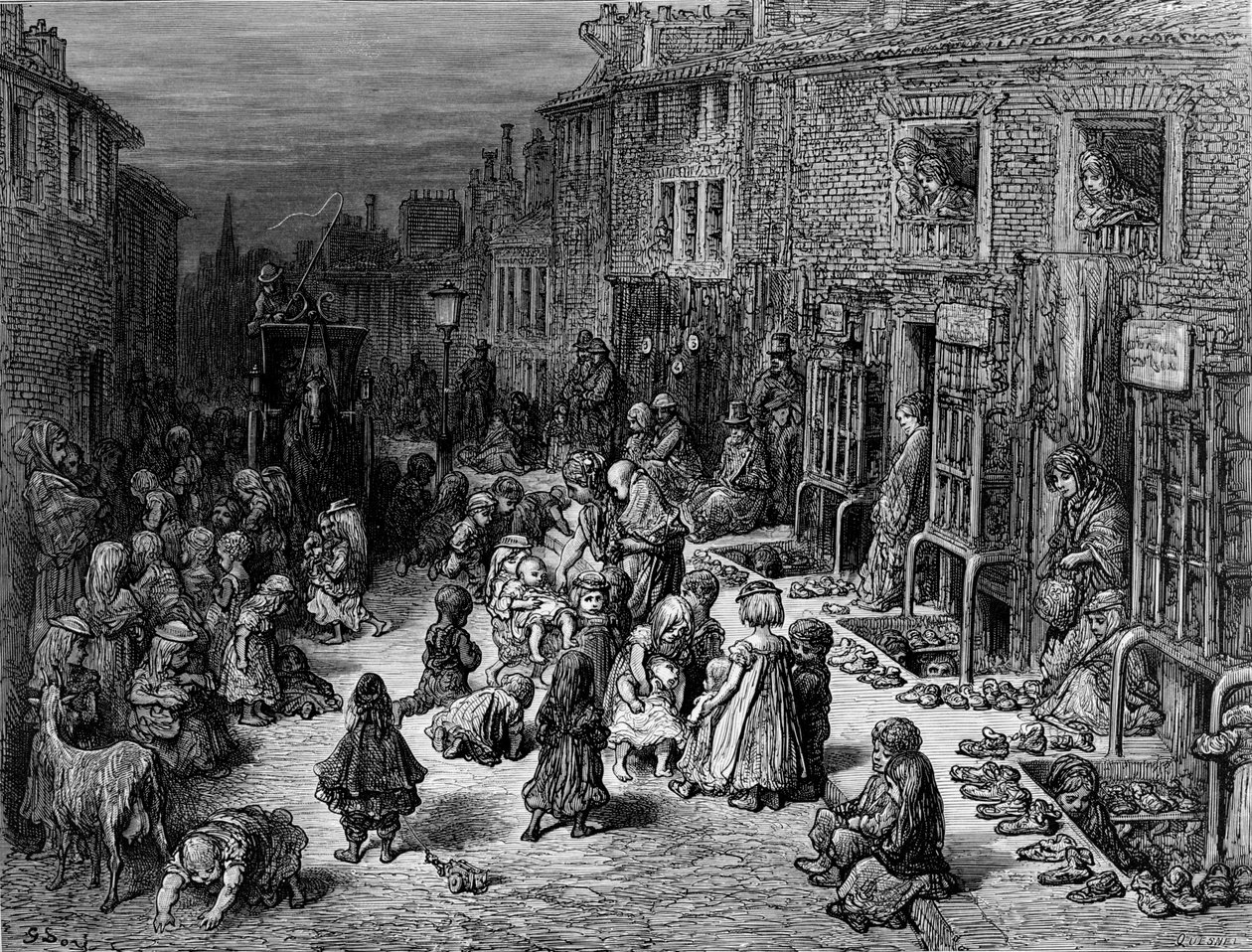 Calle Dudley, Seven Dials, 1872 de Quesnel