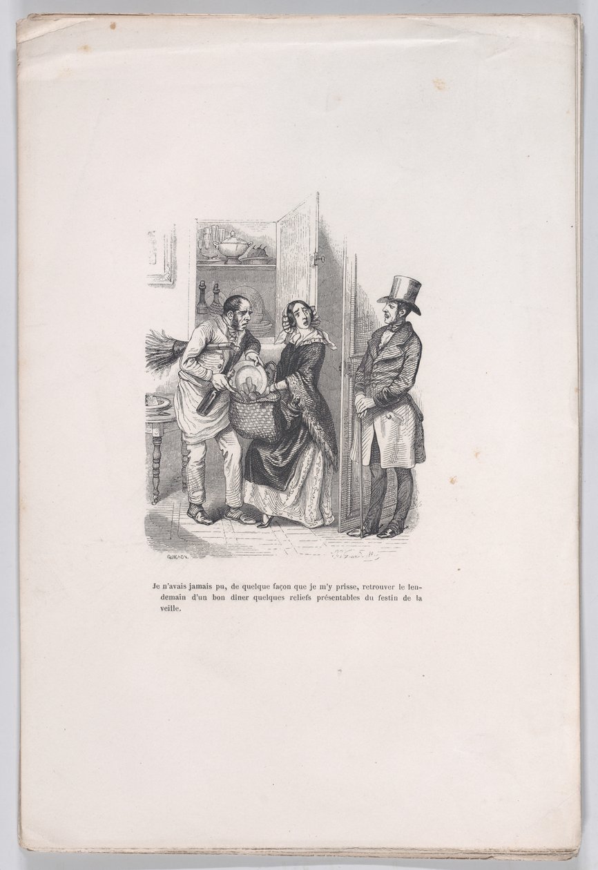 Restos de las pequeñas miserias de la vida humana, 1843 de Quichon