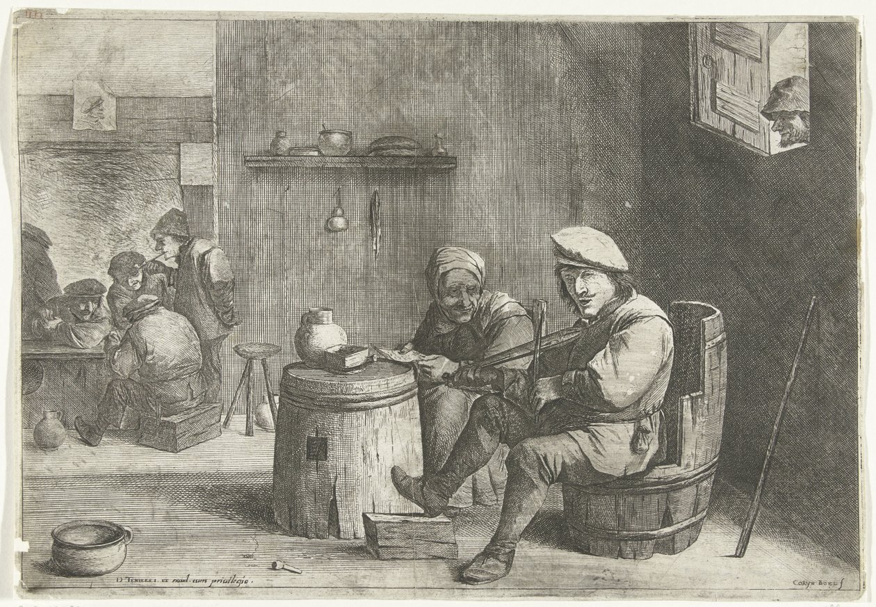 Violinista en un bar de Quirin Boel