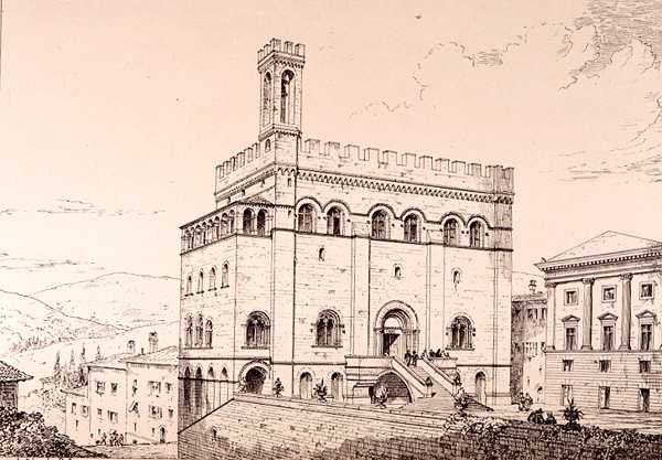 Palazzo del Comune, Gubbio, Italia, de 