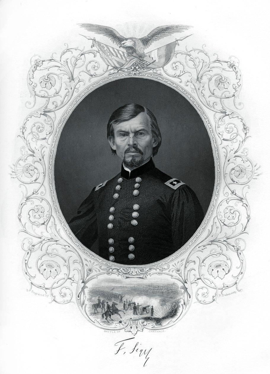 General Franz Sigel, general de la Unión en la Guerra Civil Americana, 1862-1867 de R. Dudensing