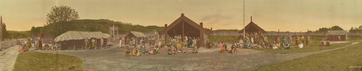 Maori Pa, Rotorua, Nueva Zelanda de R. P. Moore