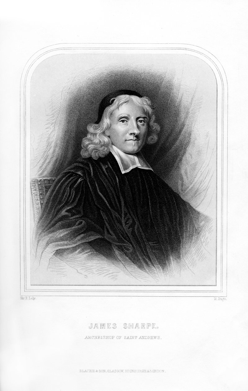James Sharpe, clérigo escocés, 1870 de R. Page