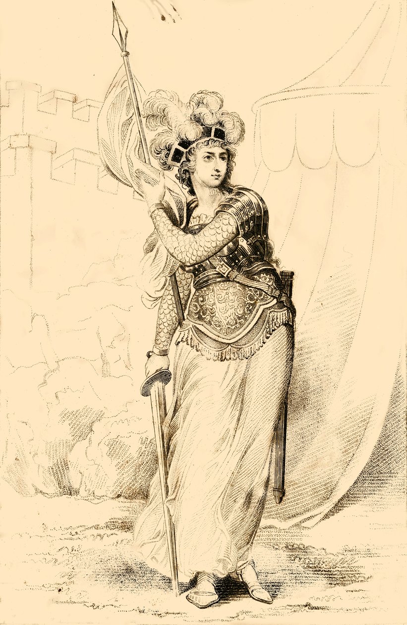 Juana de Arco, la Doncella de Orleans, 1821 de R. Page