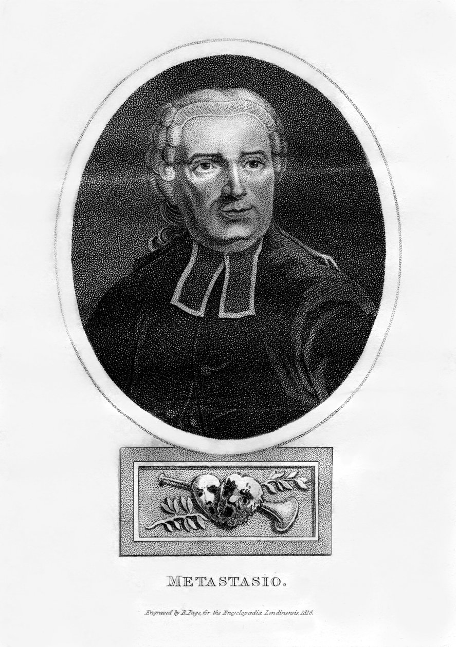 Metastasio, poeta italiano, 1816 de R. Page