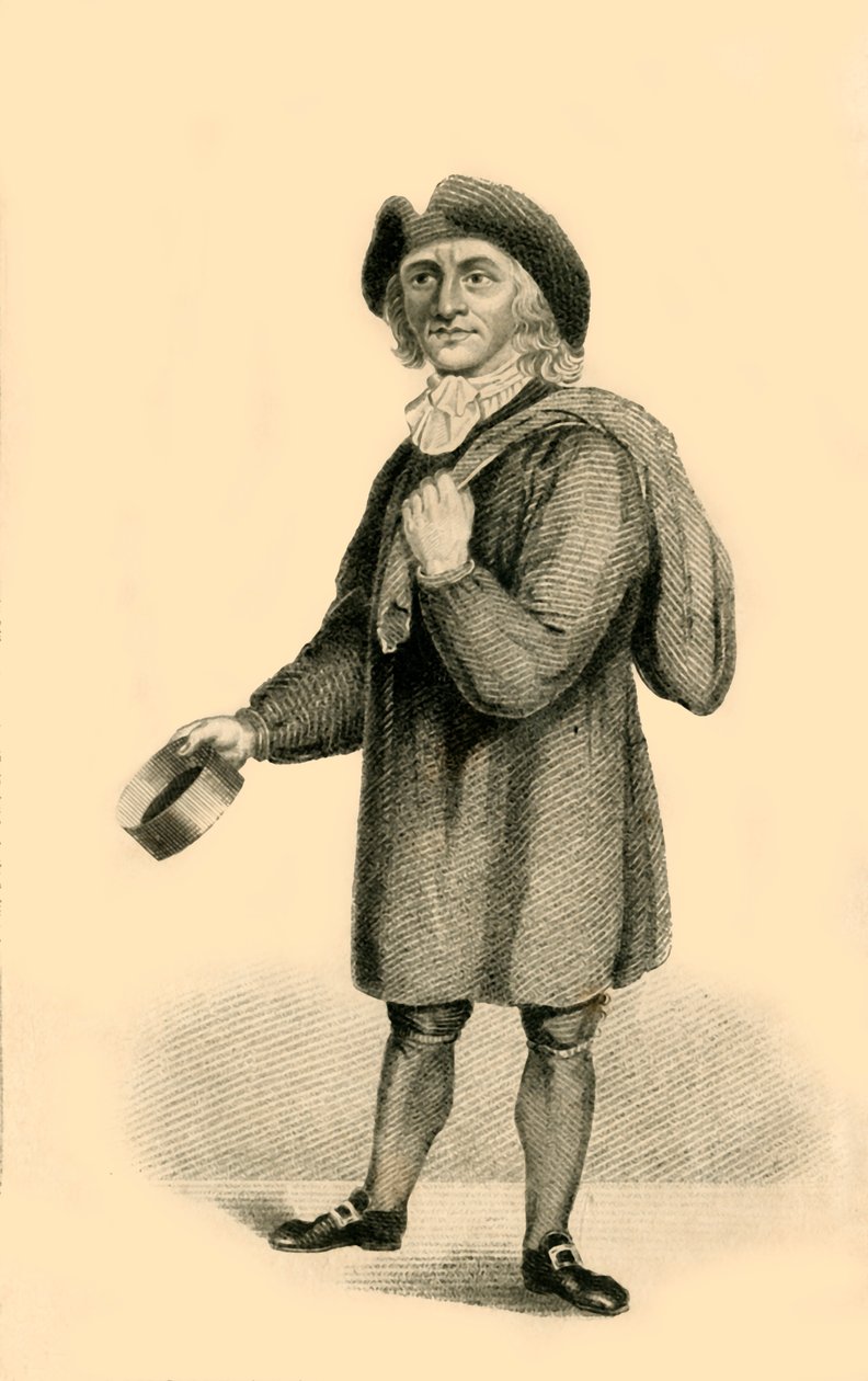 Thomas Britton, el pequeño carbonero musical, 1821 de R. Page