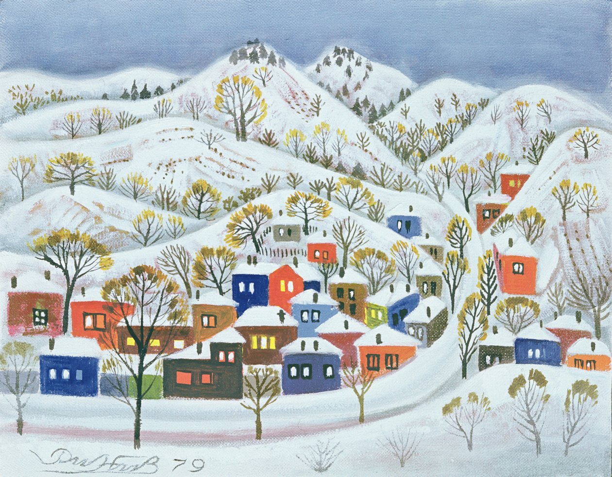 Invierno, 1979 de Radi Nedelchev