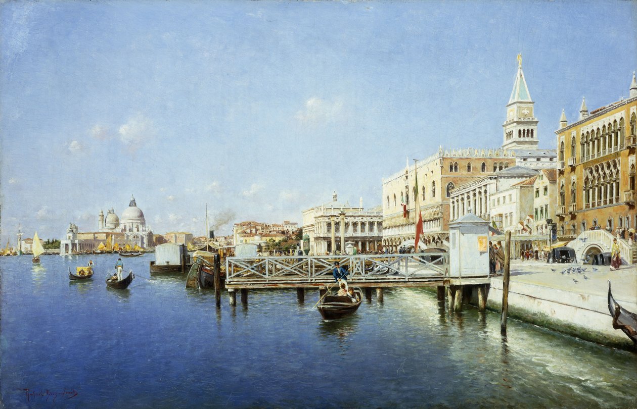 Una vista de Venecia de Rafael Senet