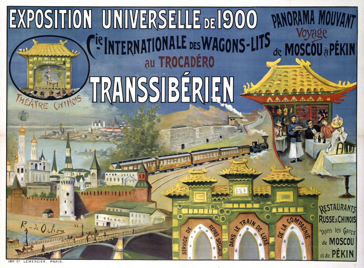 Exposición universal 1900. Compagnie Internationale des Wagons-Lits, 1900 de Rafael de Ochoa y Madrazo