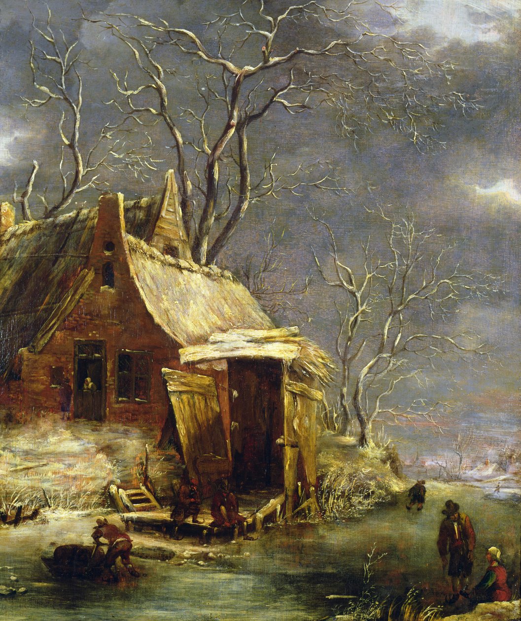 Paisaje de invierno de Rafel Govertsz Camphuysen