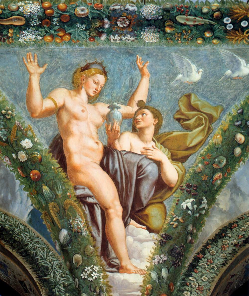 Venus y Psique de Raffaello Sanzio Raphael