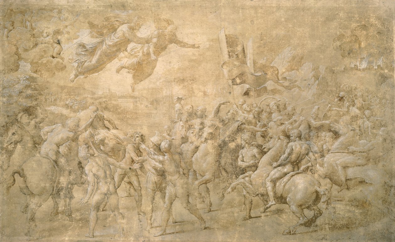 Aparición de San Pedro y San Pablo de Raffaello Sanzio Raphael