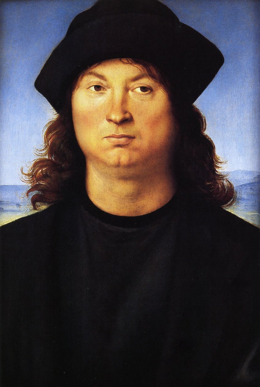 Retrato de un Hombre de Raffaello Sanzio Raphael