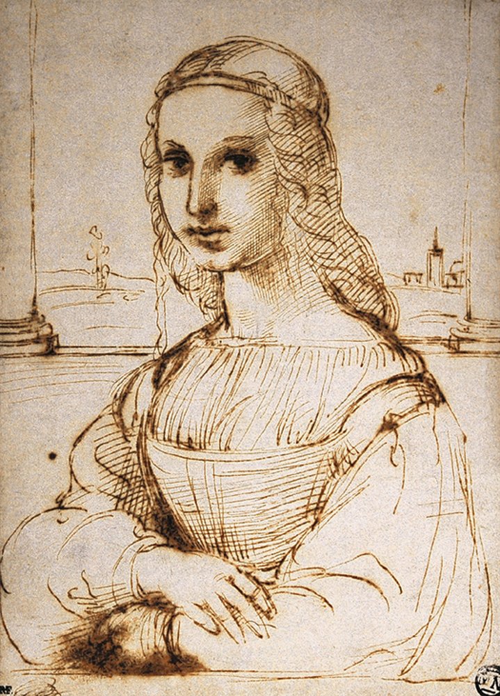 Retrato de una joven de Raffaello Sanzio Raphael