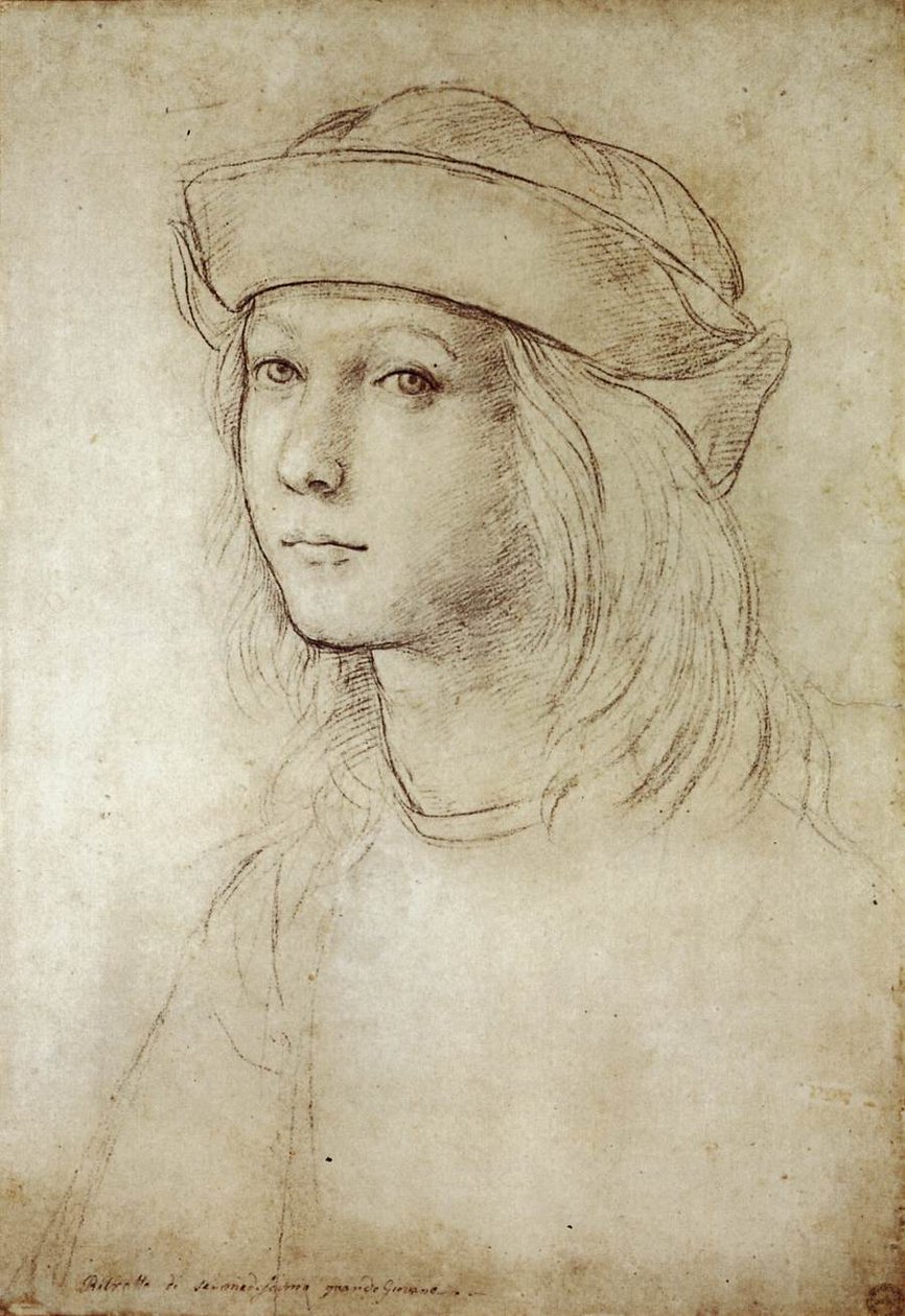 Autorretrato de Raffaello Sanzio Raphael