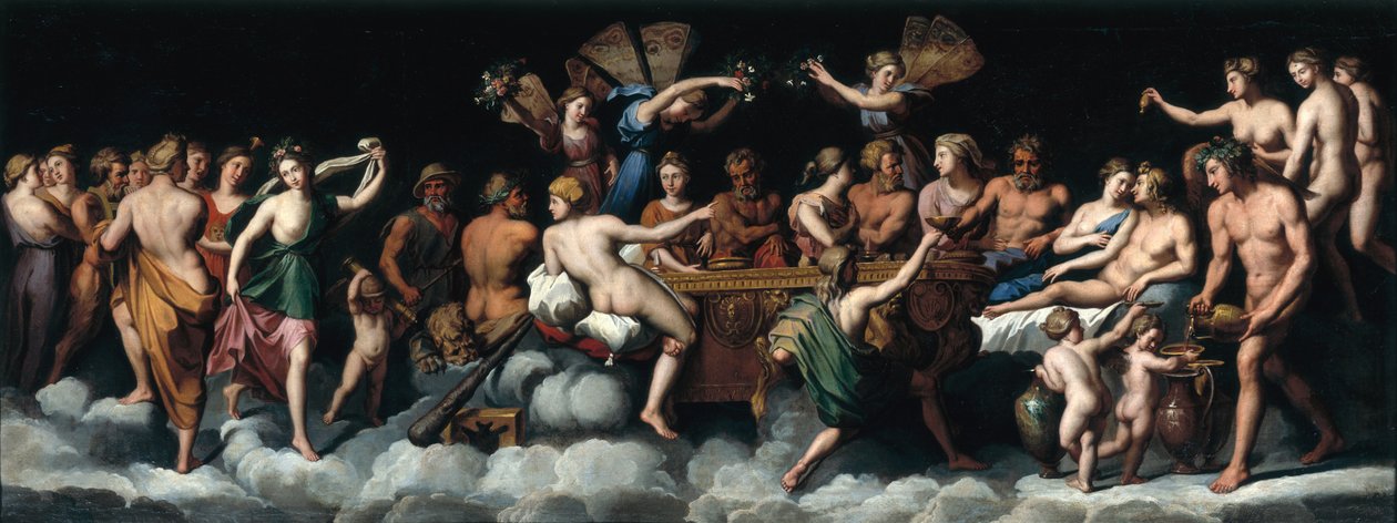 El Banquete de los Dioses de Raffaello Sanzio Raphael