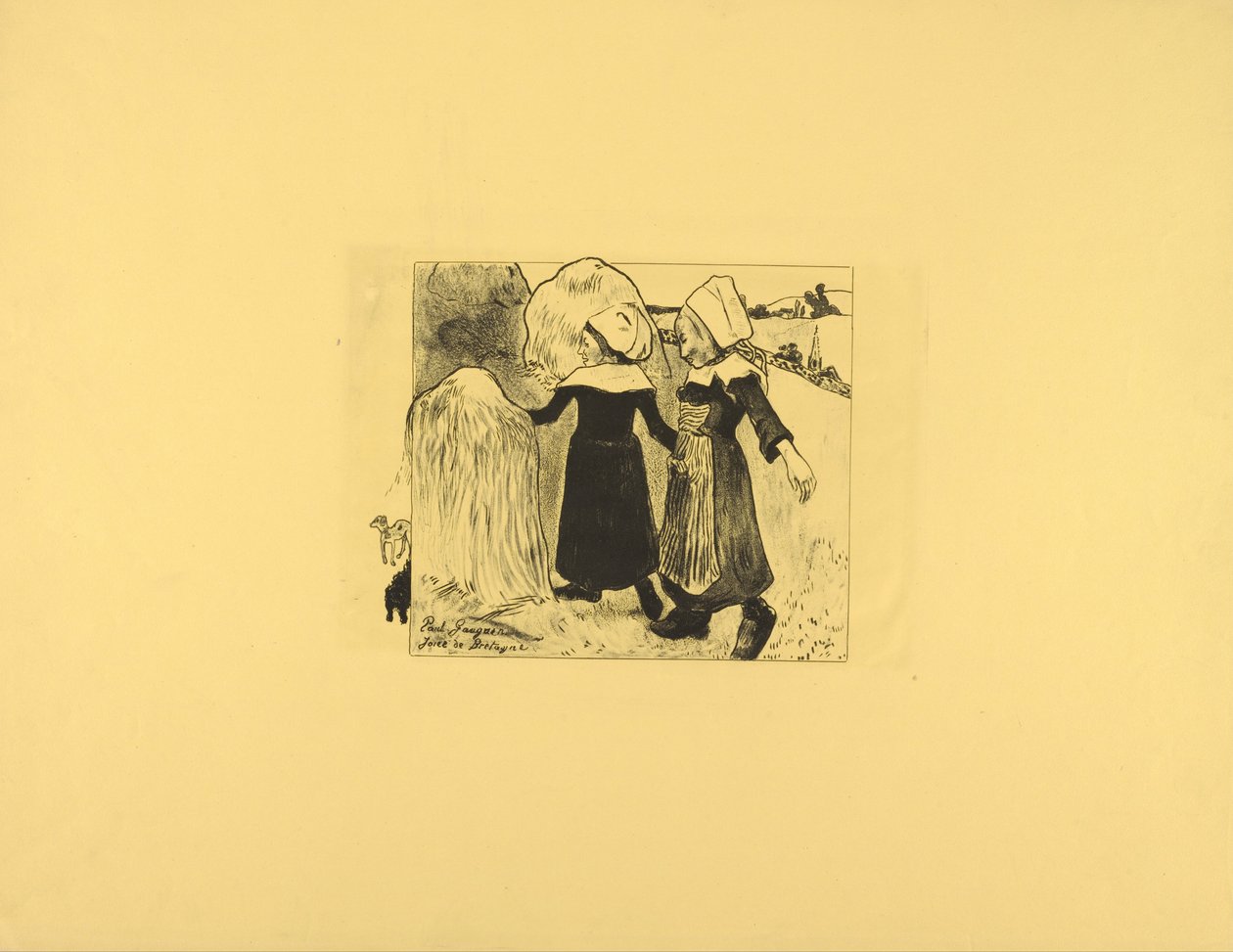 Las alegrías de Bretaña de Paul Gauguin