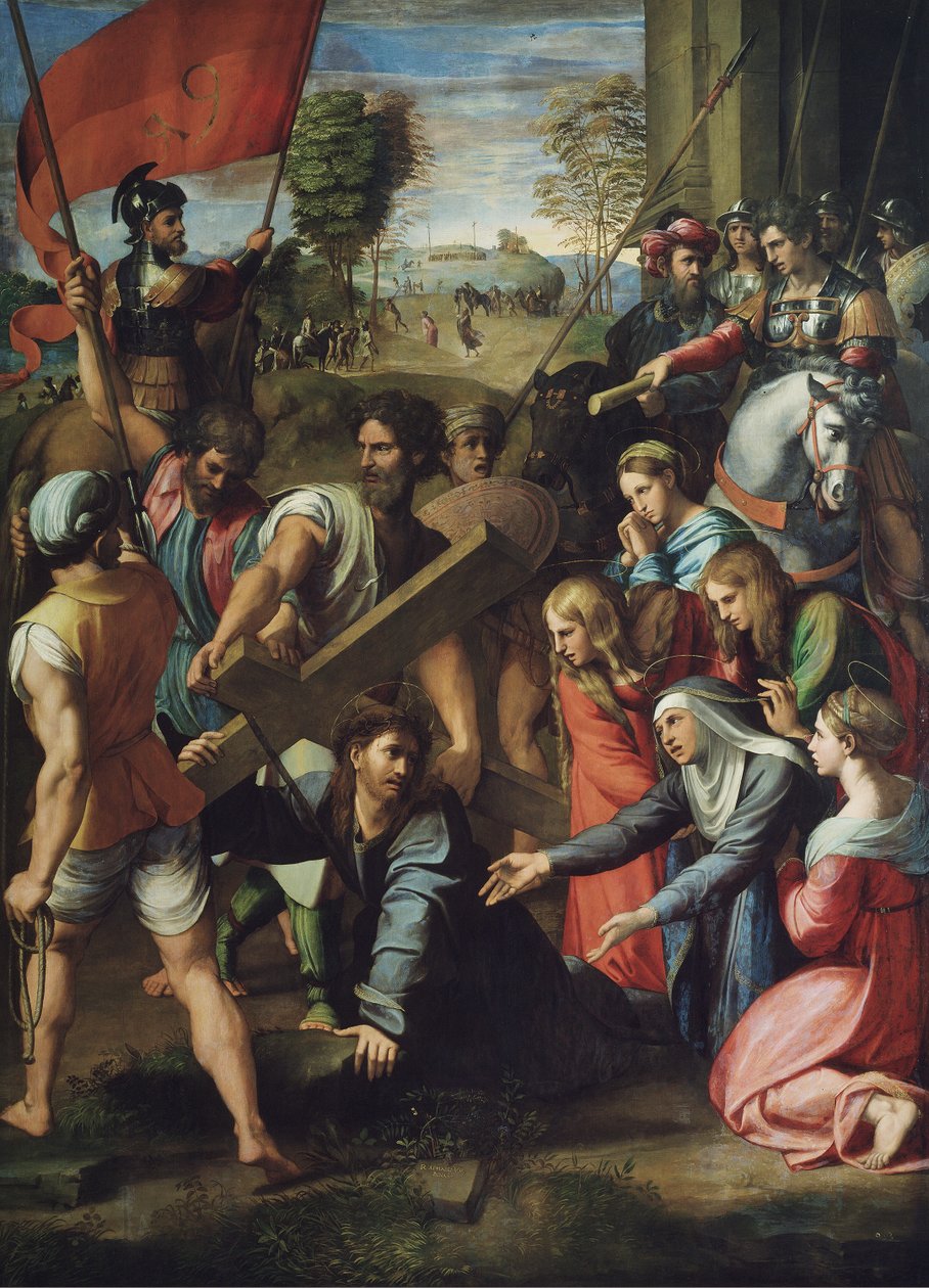Cristo llevando la cruz de Raffaello Sanzio Raphael