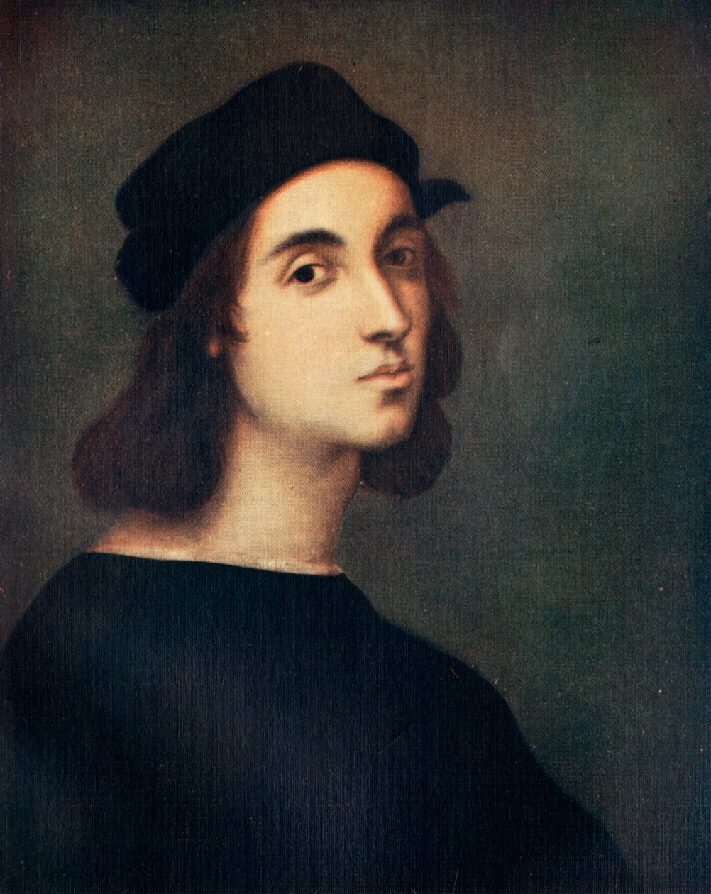 Retrato de Rafael de Raffaello Sanzio Raphael