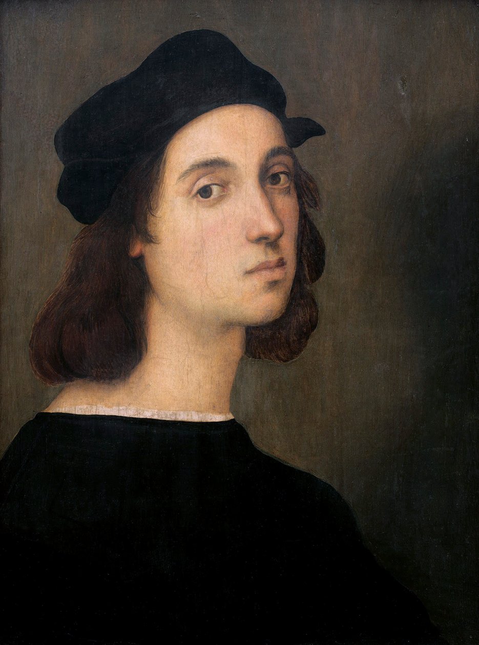 Autorretrato de Raffaello Sanzio Raphael