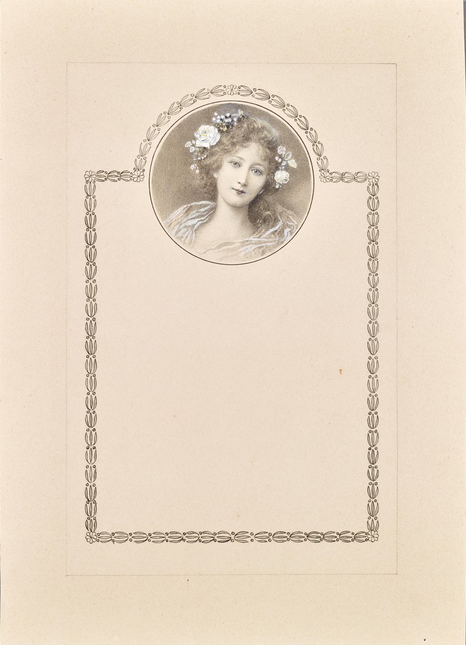 Diseño para tarjeta de felicitación de Raimund Ritter Von Brennerstein Wichera