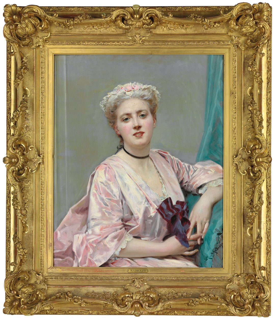 Belleza en Rosa de Raimundo de Madrazo y Garreta