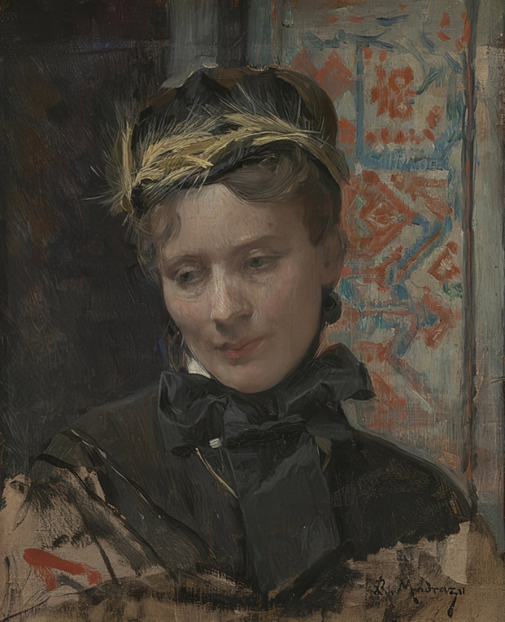 Retrato de una dama de Raimundo de Madrazo y Garreta
