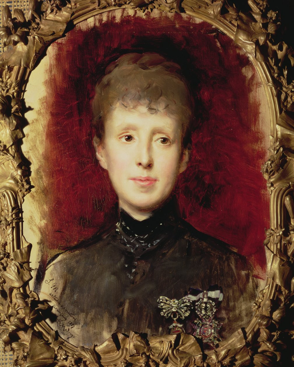María Cristina de Habsburgo, 1887 de Raimundo de Madrazo y Garreta